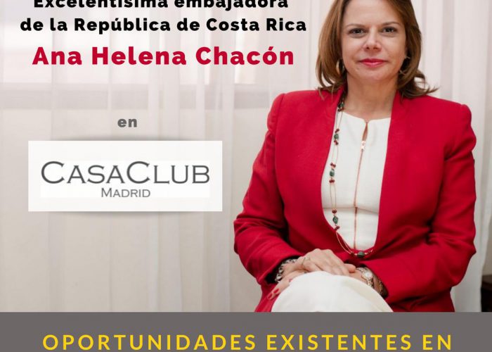 Desayuno con la Excelentísima Embajadora de Costa Rica, Ana Helena Chacón